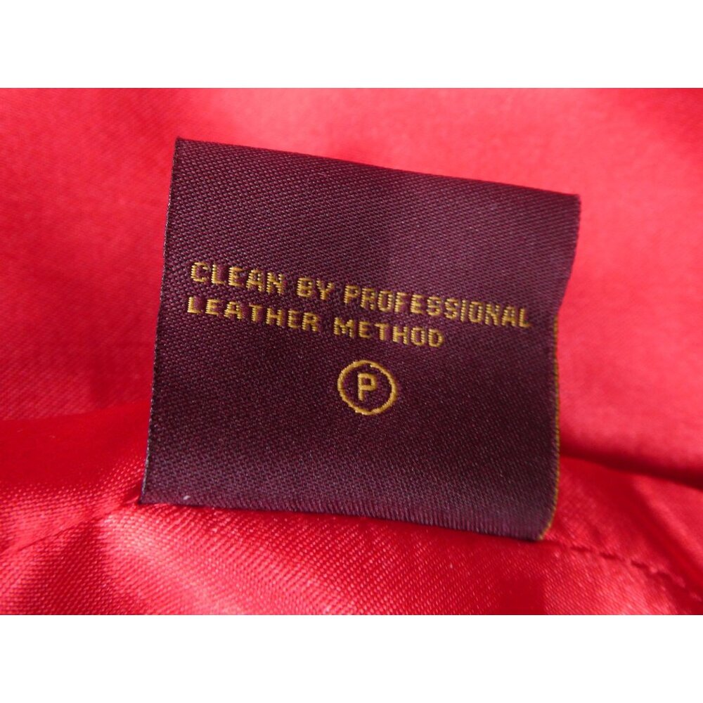 Hal Rubenstein Red Leather Fall Jacket Women's La… - image 7